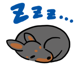 Toy Manchester Terrier & Baby sticker #10229180