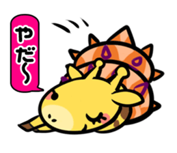 Hermit animals sticker #10229366