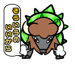 Hermit animals sticker #10229375