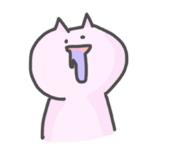 Cat is funny sticker #10229461