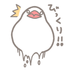 -Java sparrow, such as rice cake- sticker #10229795