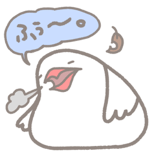 -Java sparrow, such as rice cake- sticker #10229807