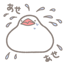 -Java sparrow, such as rice cake- sticker #10229814