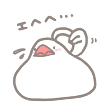-Java sparrow, such as rice cake- sticker #10229818