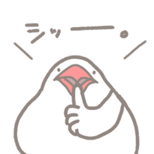-Java sparrow, such as rice cake- sticker #10229820