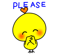 PIKO of a chick 2(English version) sticker #10230084