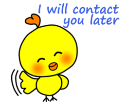 PIKO of a chick 2(English version) sticker #10230087