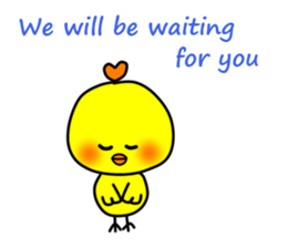 PIKO of a chick 2(English version) sticker #10230107