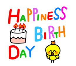 PIKO of a chick 2(English version) sticker #10230111