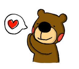 Little Brown Bear daily sticker #10230382