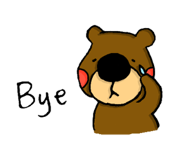Little Brown Bear daily sticker #10230420