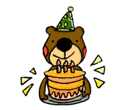 Little Brown Bear daily sticker #10230422