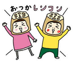 orokonoko-onnnanoko-futago sticker #10230517