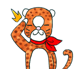 Dodi the Friendly Leopard sticker #10230656