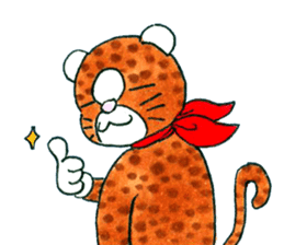 Dodi the Friendly Leopard sticker #10230657
