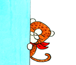 Dodi the Friendly Leopard sticker #10230659