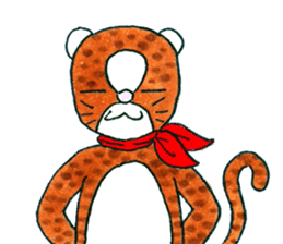 Dodi the Friendly Leopard sticker #10230671
