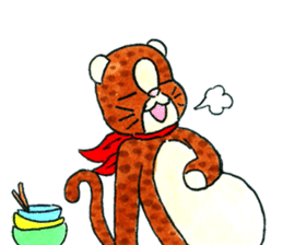 Dodi the Friendly Leopard sticker #10230672