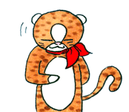 Dodi the Friendly Leopard sticker #10230680