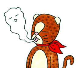 Dodi the Friendly Leopard sticker #10230686