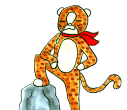 Dodi the Friendly Leopard sticker #10230693