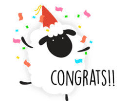 Sheepie sheep sticker #10230773