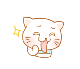 stripes cat Sticker sticker #10231222