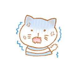 stripes cat Sticker sticker #10231224
