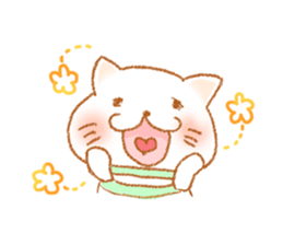 stripes cat Sticker sticker #10231226