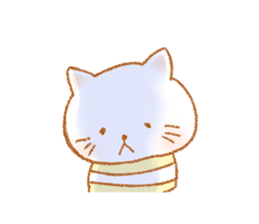 stripes cat Sticker sticker #10231235