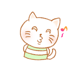 stripes cat Sticker sticker #10231239