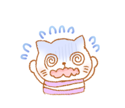 stripes cat Sticker sticker #10231243