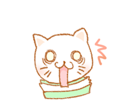 stripes cat Sticker sticker #10231245
