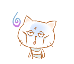 stripes cat Sticker sticker #10231247