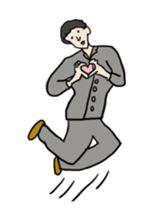 let's school love sticker #10231618