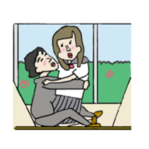 let's school love sticker #10231640