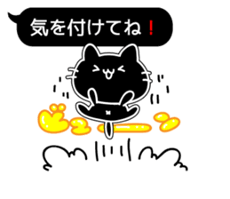 Black balloon and a black cat sticker #10231883