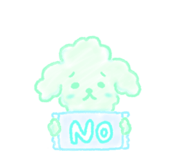 Fluffy Pastel Animals sticker #10232282