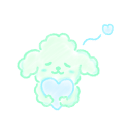 Fluffy Pastel Animals sticker #10232312