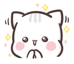 clingy kitty sticker #10232513