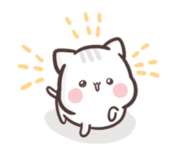 clingy kitty sticker #10232518