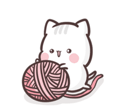 clingy kitty sticker #10232524