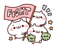 Cat organizations2! Cheer version sticker #10232657