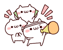 Cat organizations2! Cheer version sticker #10232664