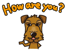 iinu - Airedale Terrier sticker #10233217