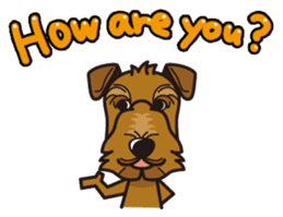 iinu - Airedale Terrier sticker #10233217
