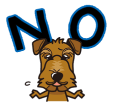 iinu - Airedale Terrier sticker #10233220
