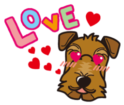 iinu - Airedale Terrier sticker #10233221