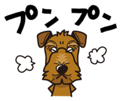 iinu - Airedale Terrier sticker #10233224