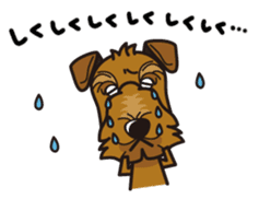 iinu - Airedale Terrier sticker #10233225